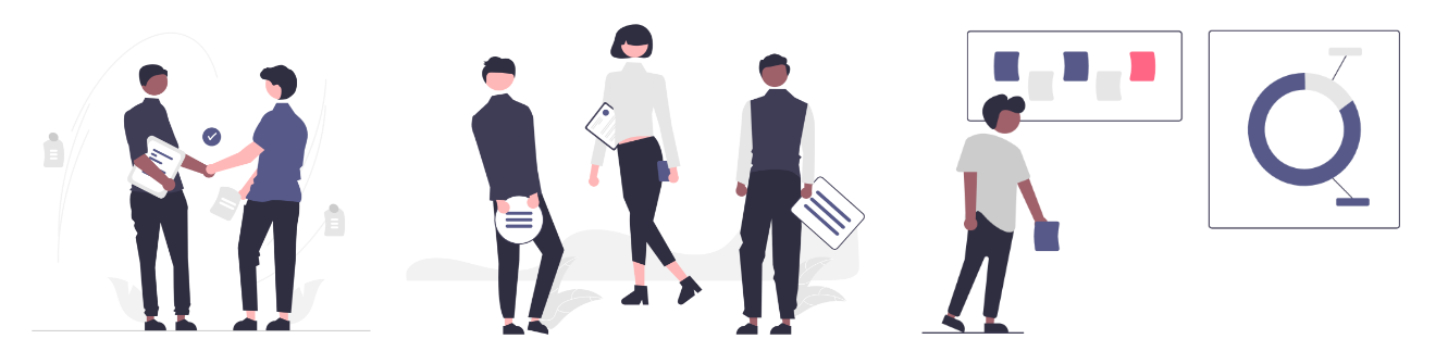 学習する組織のイラスト